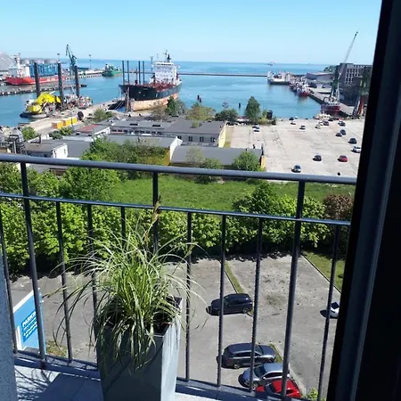Centrum Z Pieknym Widokiem Na Morze I Balkonem 9 Pietro Przy Sea Towers Apartamento
